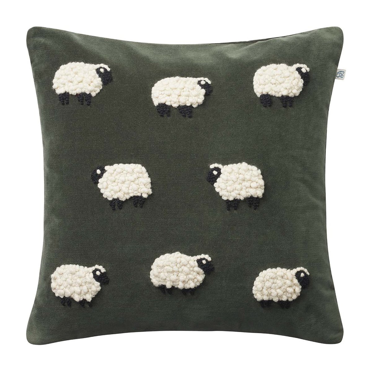 Chhatwal & Jonsson Sheep putetrekk 50 x 50 cm Forest green