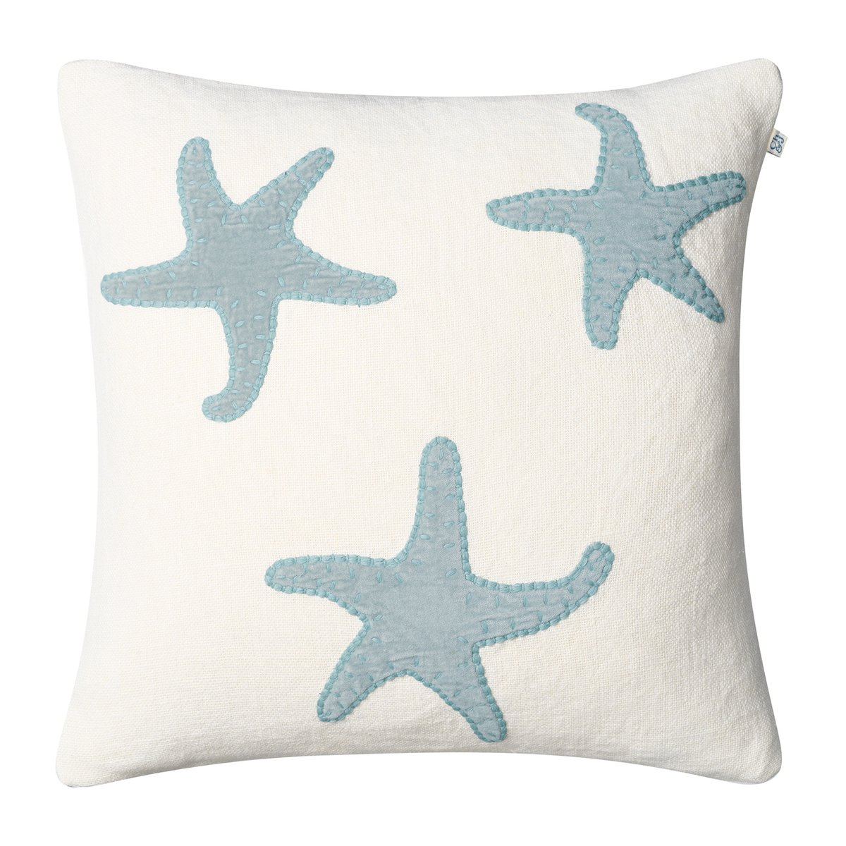 Chhatwal & Jonsson Star Fish putevar 50 x 50 cm Off white-aqua