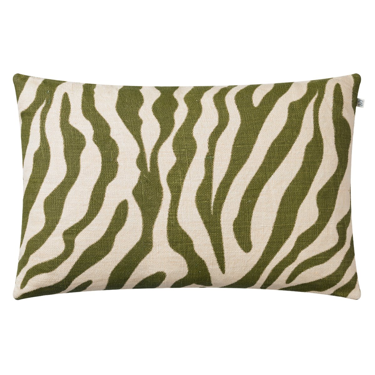 Chhatwal & Jonsson Zebra putetrekk 40×60 cm Cactus green