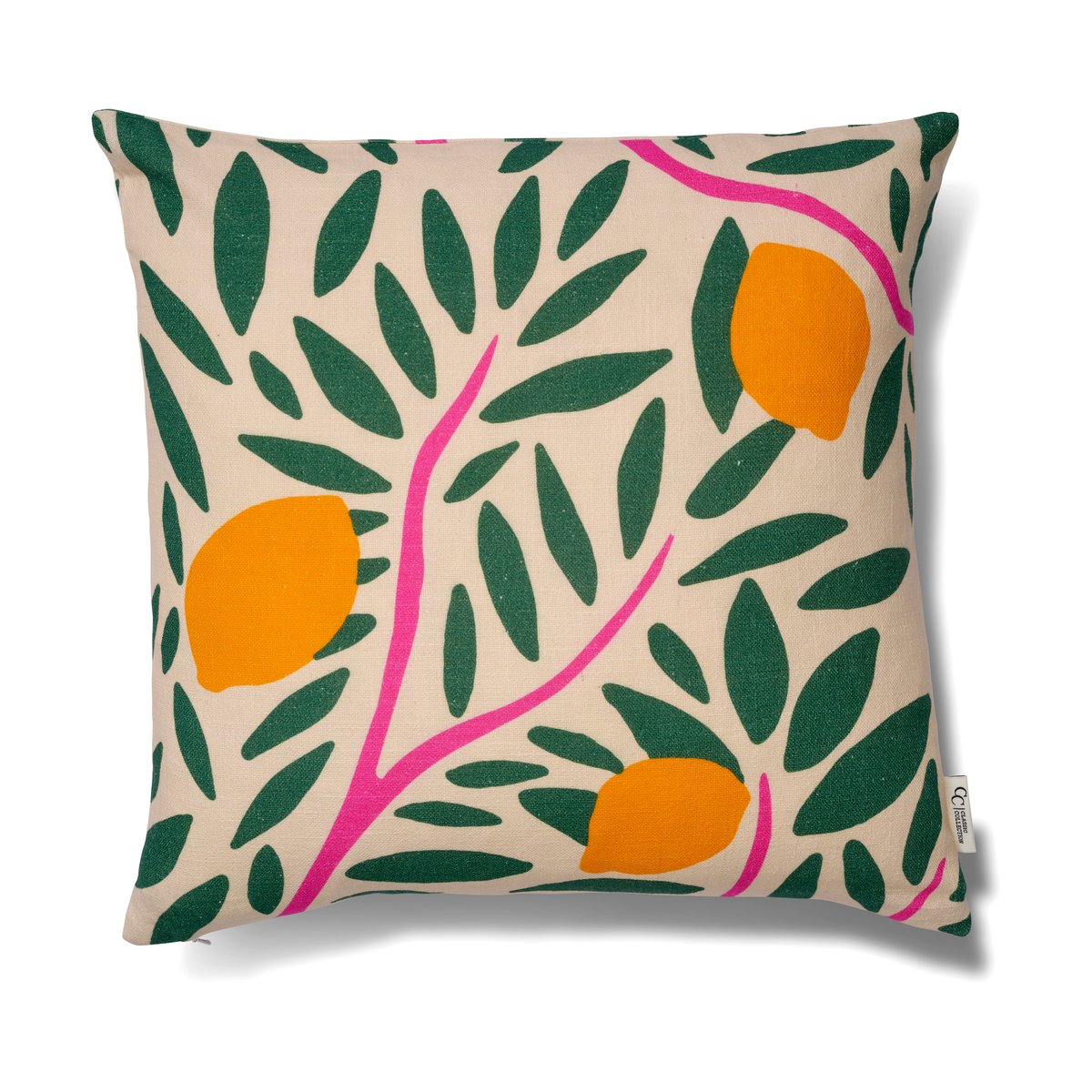 Classic Collection Sunny citrus putetrekk 50×50 cm Grønn