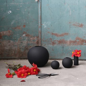 Ball vase black - 10 cm - Cooee Design