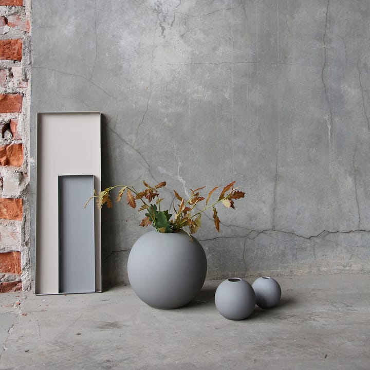 Ball vase grey, 20 cm Cooee Design