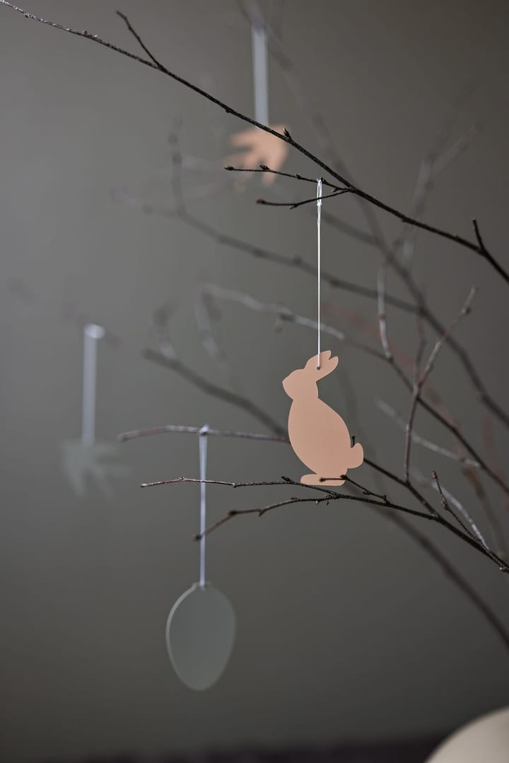 Easter Deco hare påskepynt 4-pakning, Cafe au lait Cooee Design