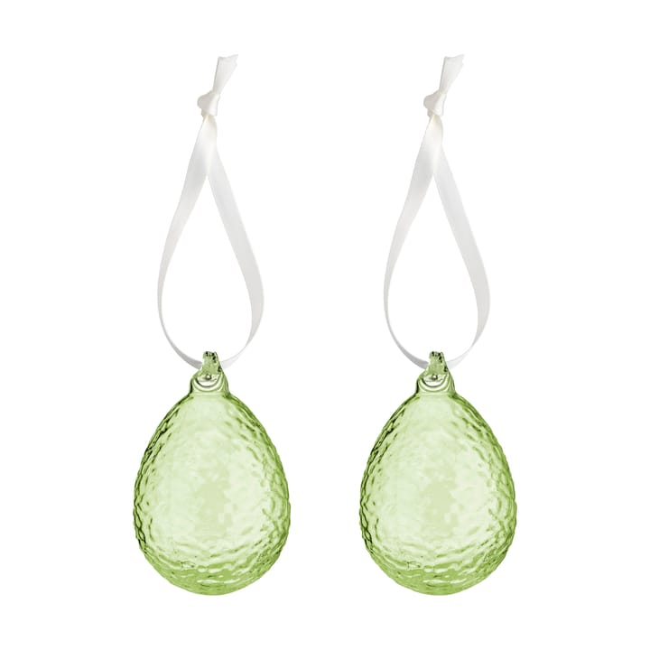 Gry påskeanheng Egg 2-pk - Lime - Cooee Design