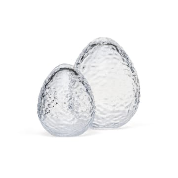 Gry påskepynt stående egg 12 cm - Clear - Cooee Design