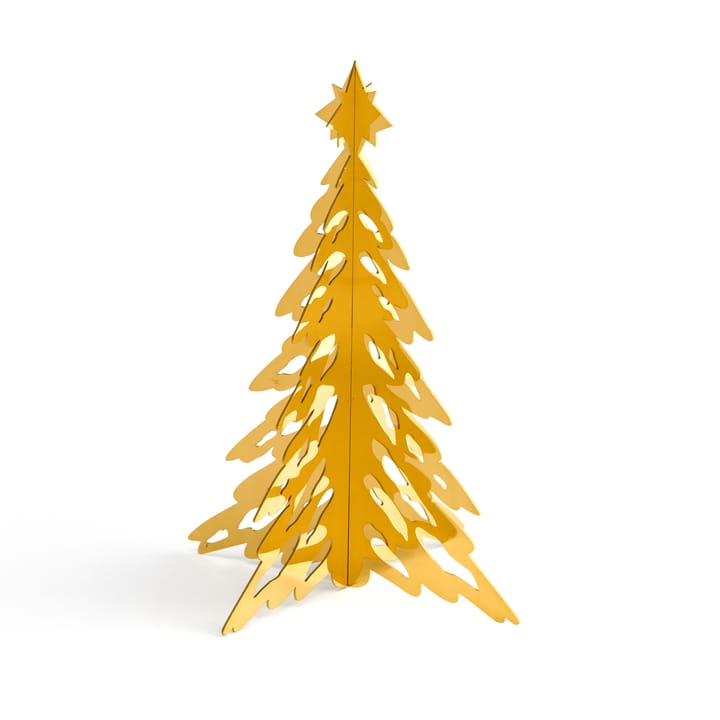 Pinetree dekorasjonsgran 15 cm - Brass - Cooee Design