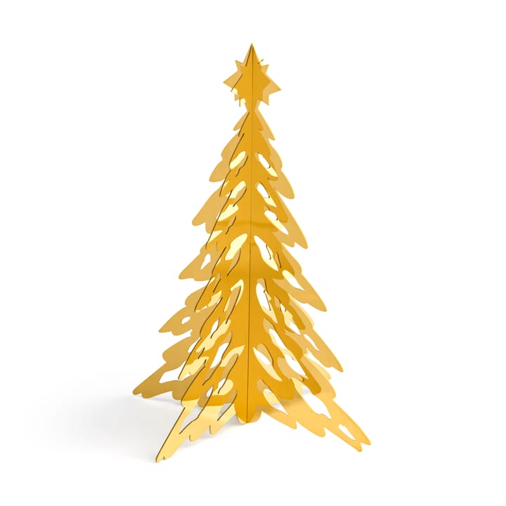 Pinetree dekorasjonsgran 20 cm - Brass - Cooee Design