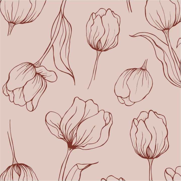 Tulipa servietter 33x33 cm - Blush - Cooee Design