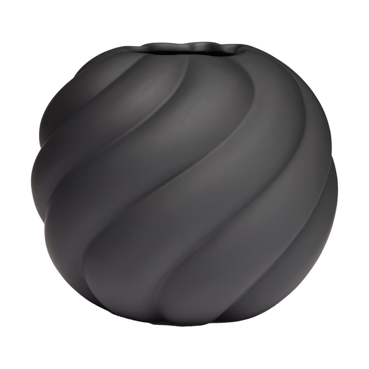 Twist Ball vase 20 cm - Black - Cooee Design