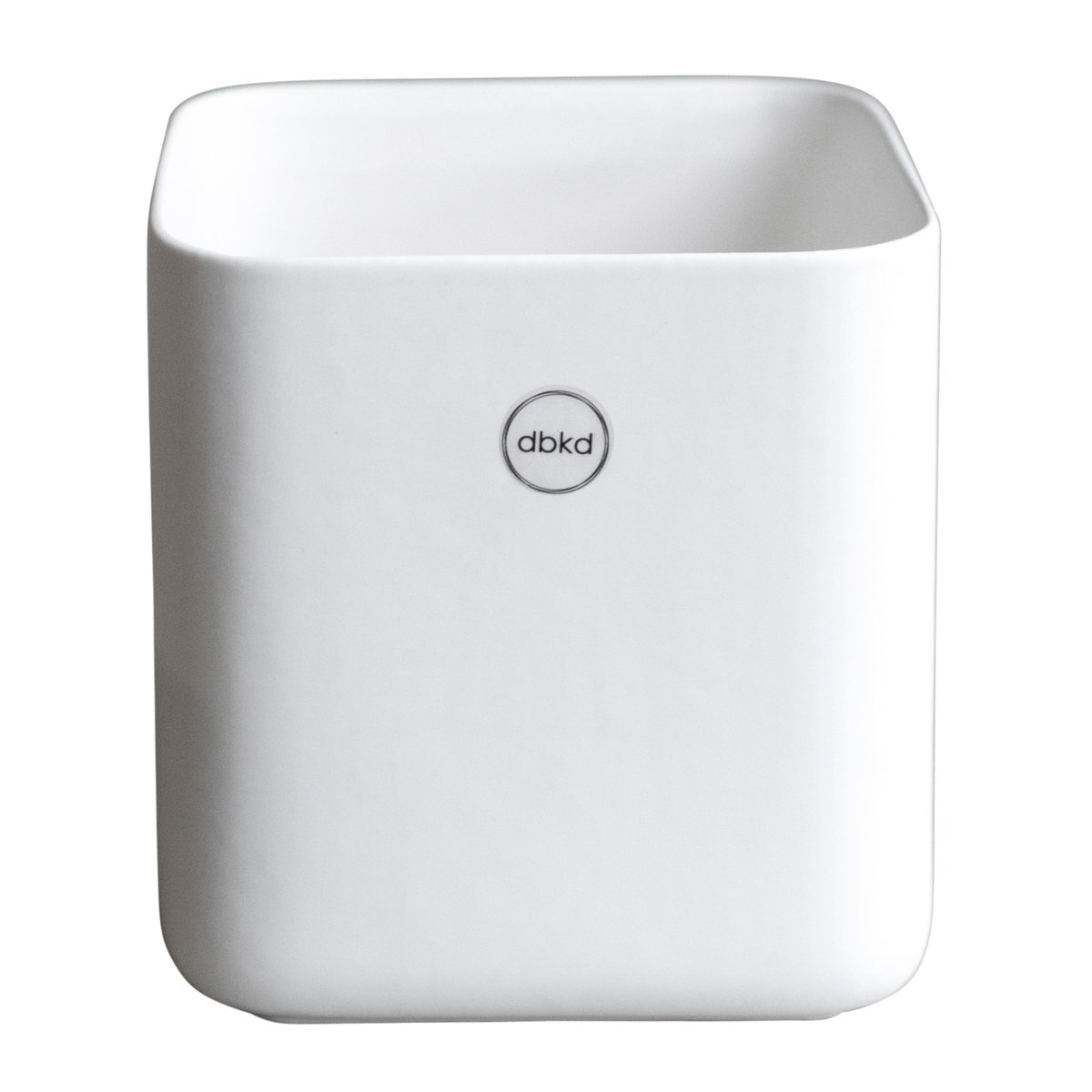 DBKD Cube krukke small Ø 13 cm Matte white