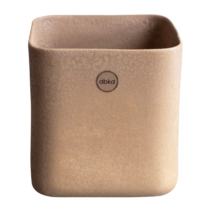 Cube krukke small Ø 13 cm - Sand - DBKD