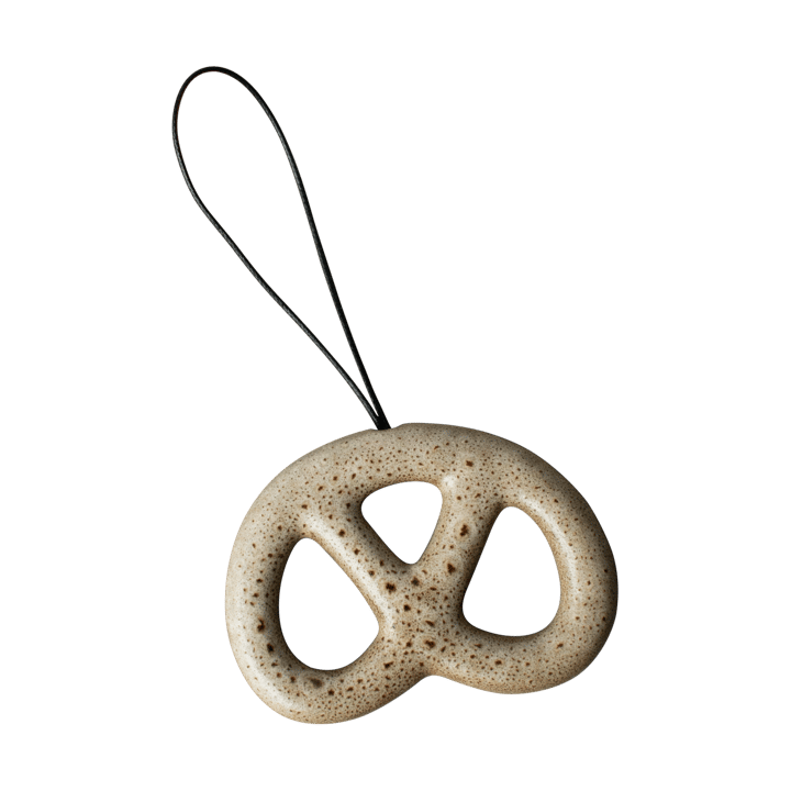 Hanging Pretzel dekorasjon, Beige DBKD