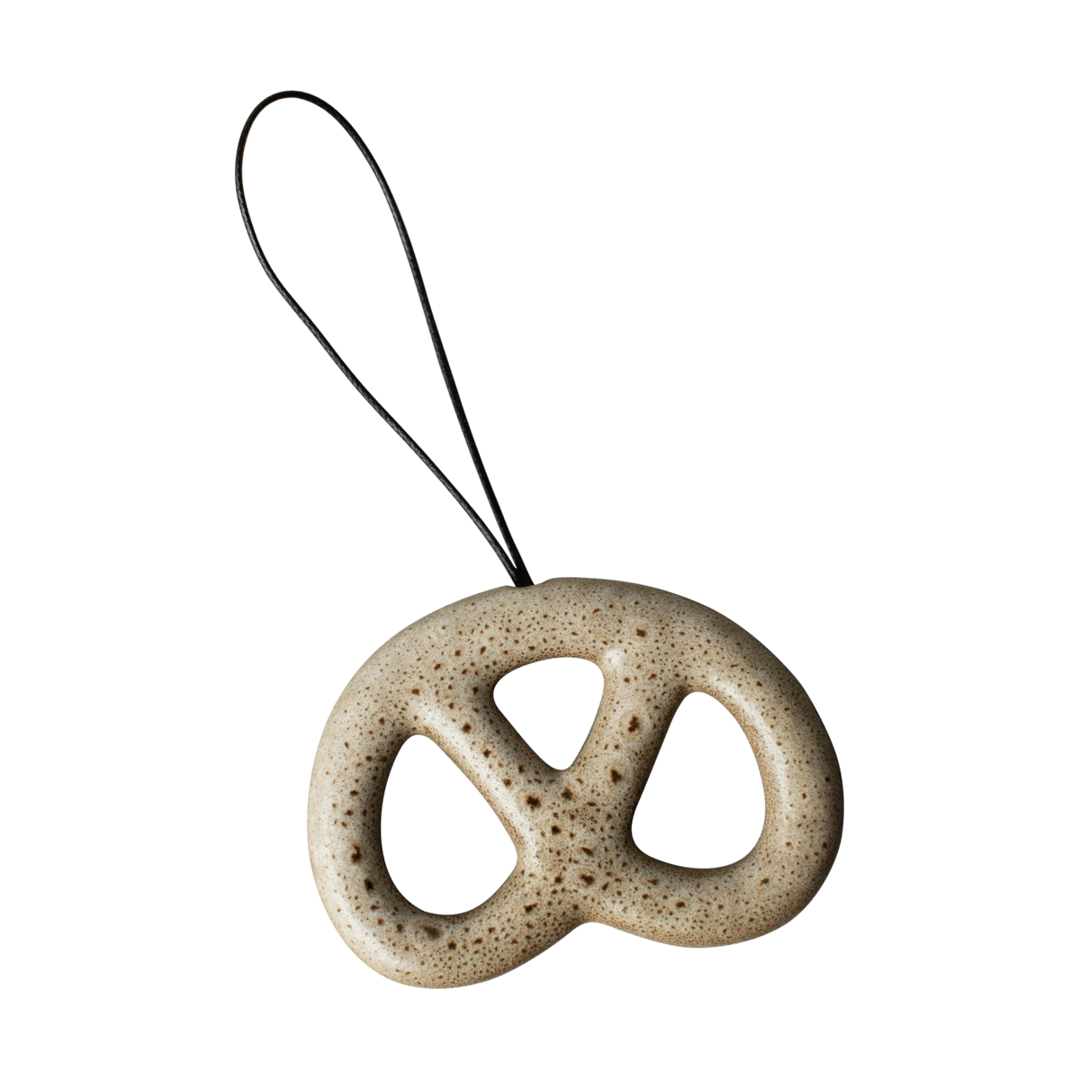 DBKD Hanging Pretzel dekorasjon Beige