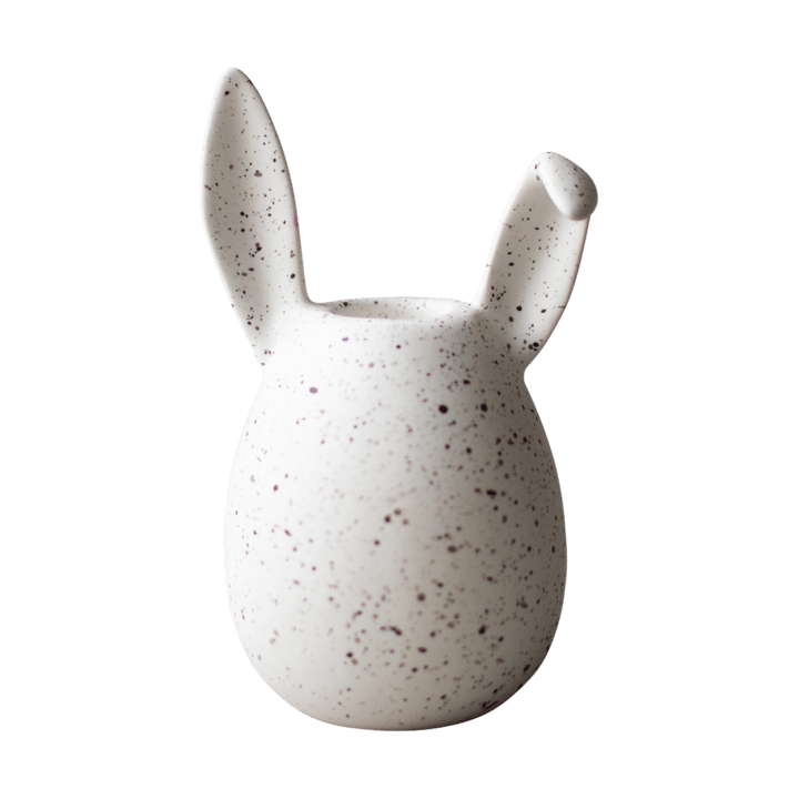 Rabbit lysestake 13 cm - White dot - DBKD