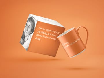 Astrid Lindgren kopp, det är ingen ordning… - Svensk text - Design House Stockholm