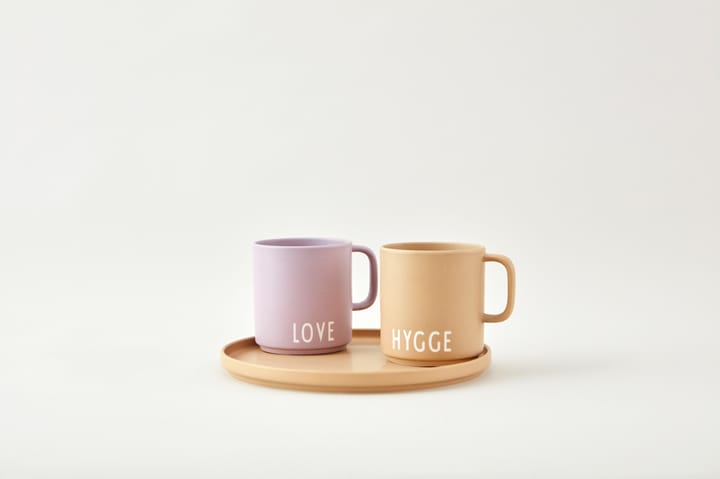 Design Letters favorittallerken Ø 22 cm, Hygge-beige Design Letters