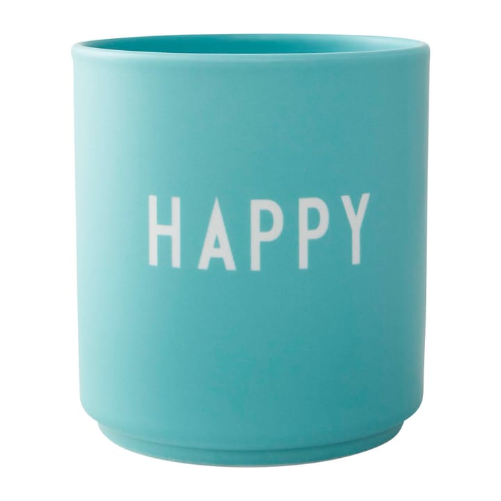 Design Letters favorittkopp 25 cl - Happy-aqua blue - Design Letters