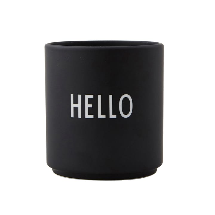 Design Letters favorittkopp 25 cl - Hello-black - Design Letters