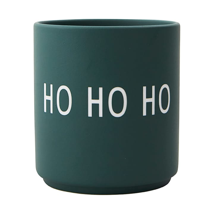 Design Letters favorittkopp 25 cl - Ho ho ho-dark green - Design Letters