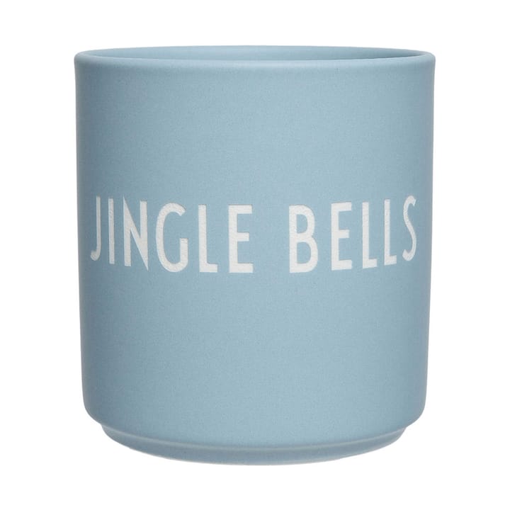 Design Letters favorittkopp 25 cl - Jingle bells-light blue - Design Letters