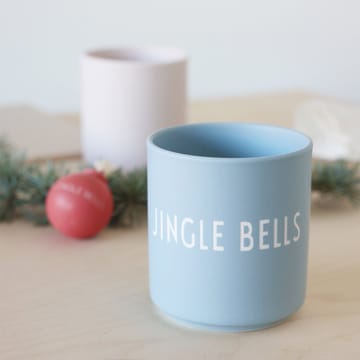 Design Letters favorittkopp 25 cl - Jingle bells-light blue - Design Letters