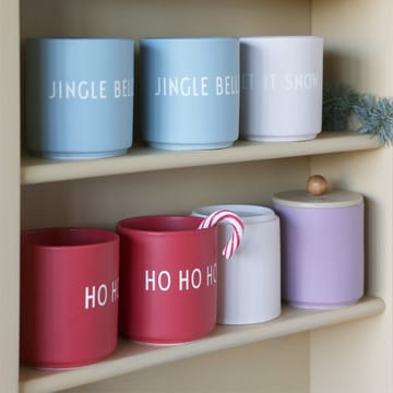 Design Letters favorittkopp 25 cl - Jingle bells-light blue - Design Letters