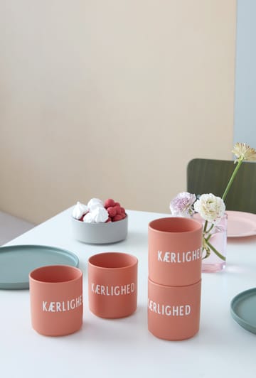 Design Letters favorittkopp 25 cl - Kjærlighet-peach - Design Letters