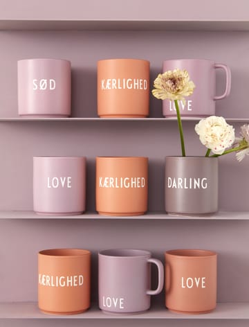 Design Letters favorittkopp 25 cl - Kjærlighet-peach - Design Letters