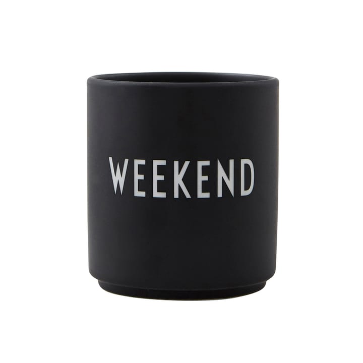 Design Letters favorittkopp 25 cl - Weekend-black - Design Letters