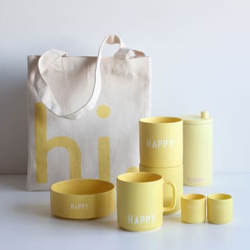 Design Letters favorittkopp med hank 25 cl - Yellow - Design Letters