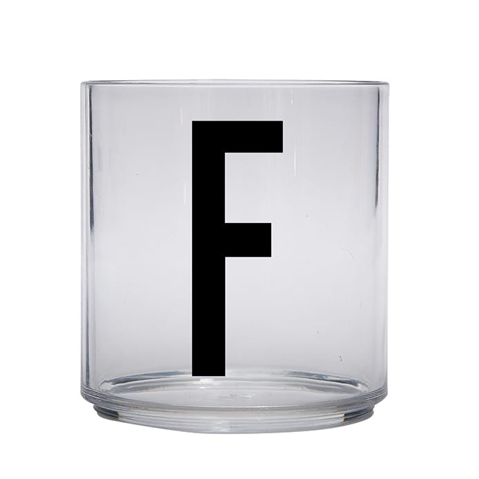 Design Letters Kids glass, F Design Letters