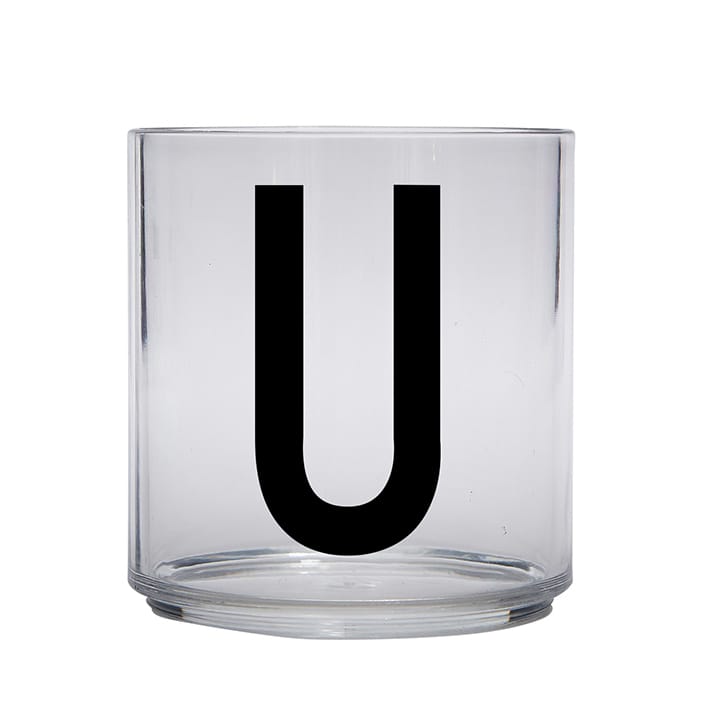 Design Letters Kids glass, U Design Letters