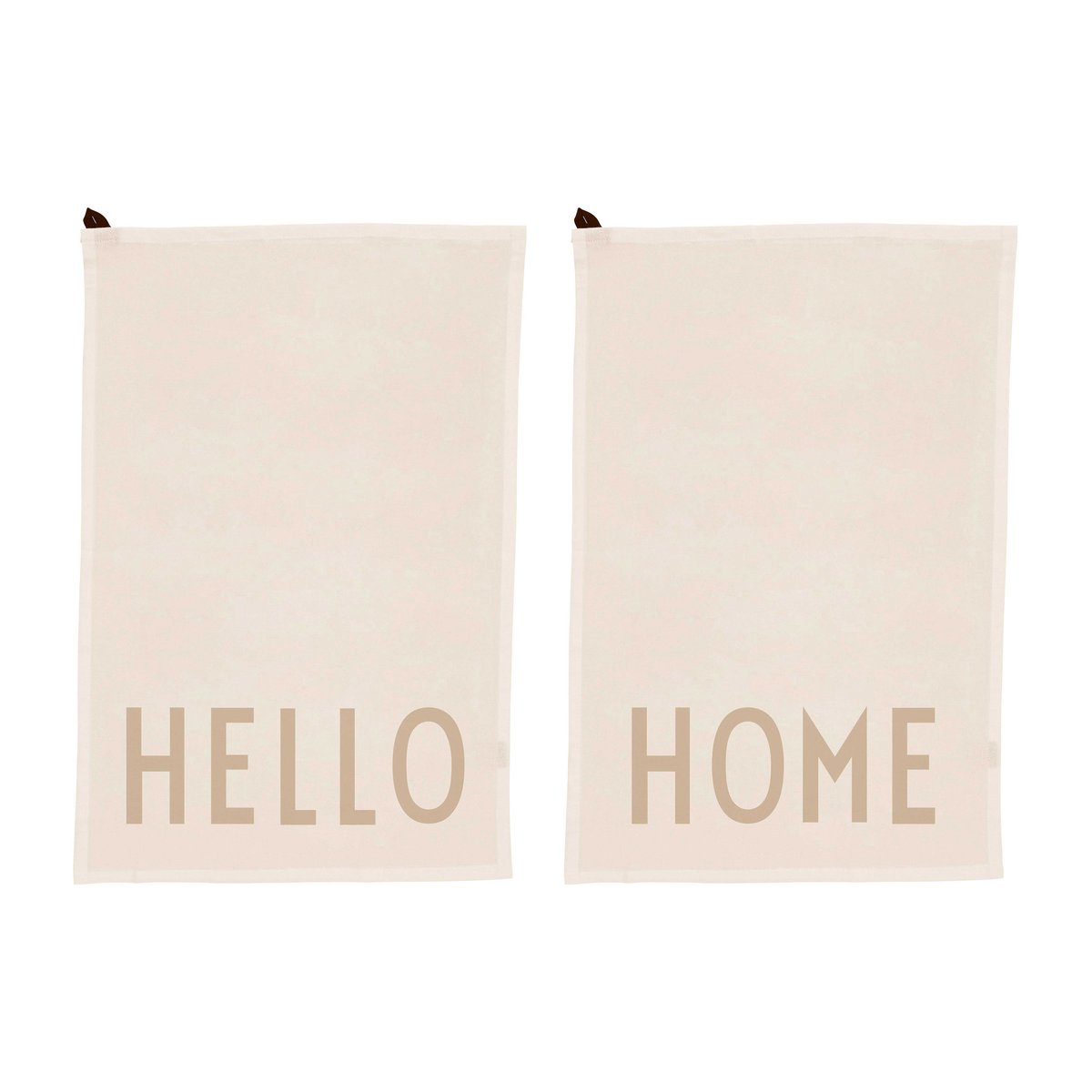 Design Letters Design Letters kjøkkenhåndkle favoritt 2 deler Hello-home-off white