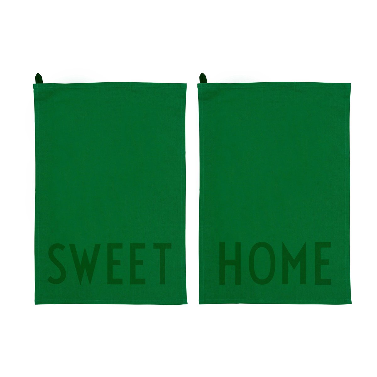 Design Letters Design Letters kjøkkenhåndkle favoritt 2 deler Sweet-home-green