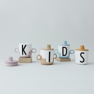 Design Letters lokk til melaminkopp - Beige - Design Letters