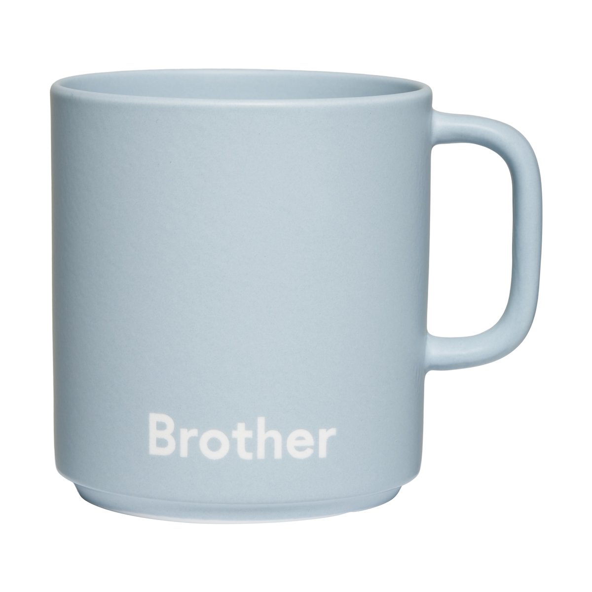 Design Letters Design Letters VIP favorittkopp med hank 25 cl Brother-light blue