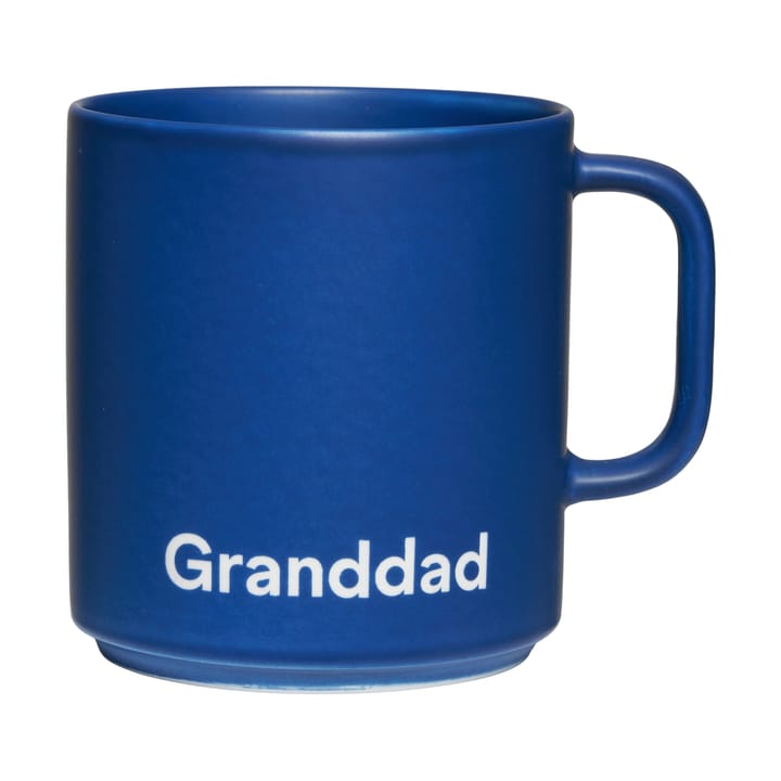 Design Letters VIP favorittkopp med hank 25 cl, Granddad-midnight blue Design Letters