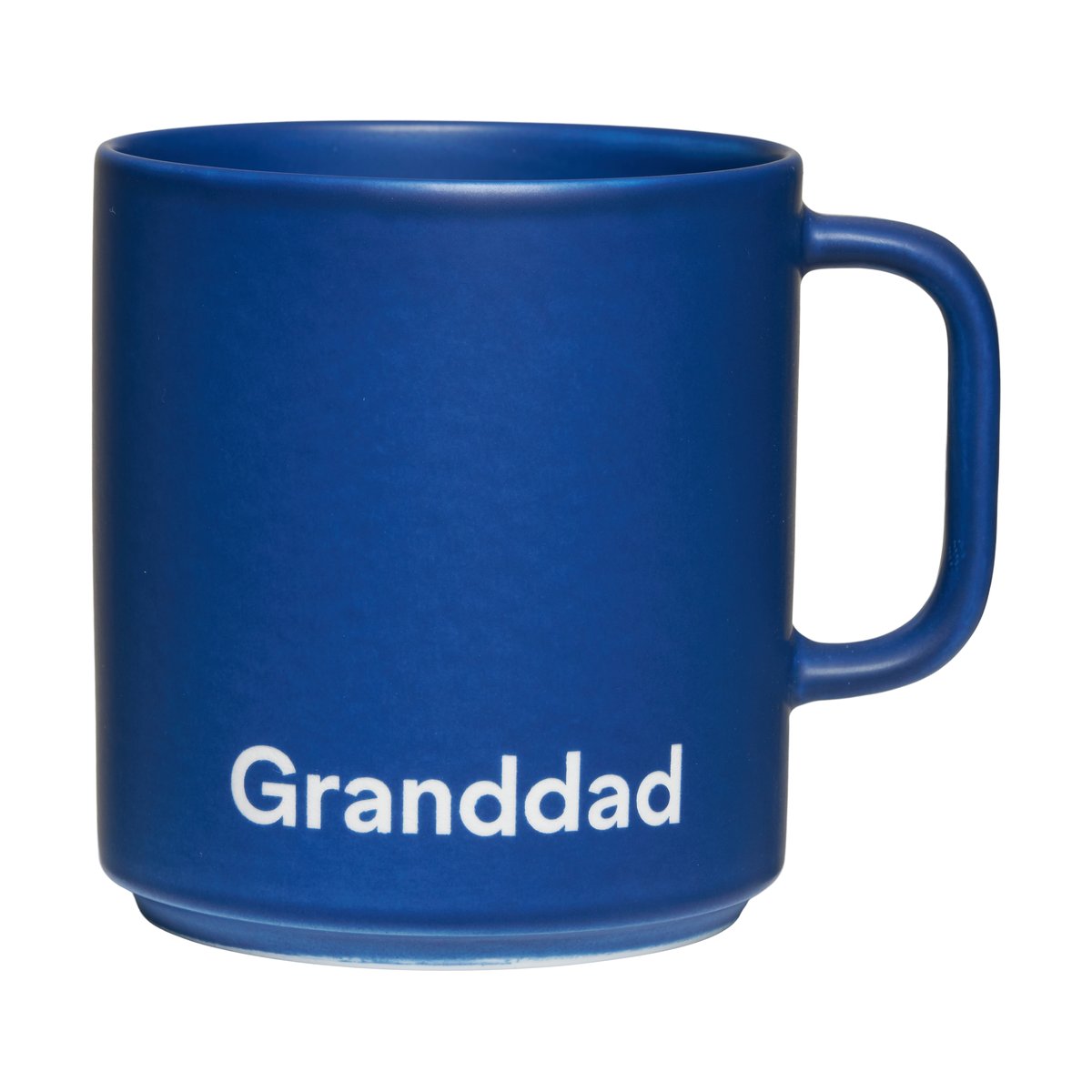 Design Letters Design Letters VIP favorittkopp med hank 25 cl Granddad-midnight blue