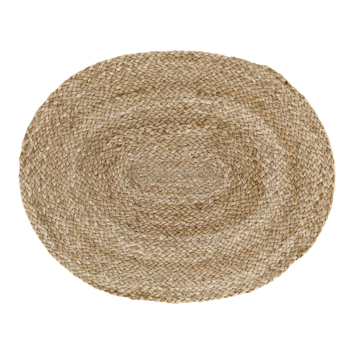 Dixie Braided spisebrikke oval Natur