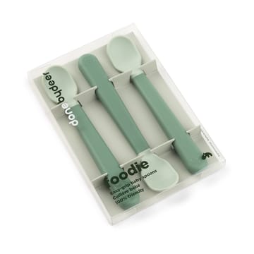 Easy-grip foodie skje 3-pk - Green - Done by deer