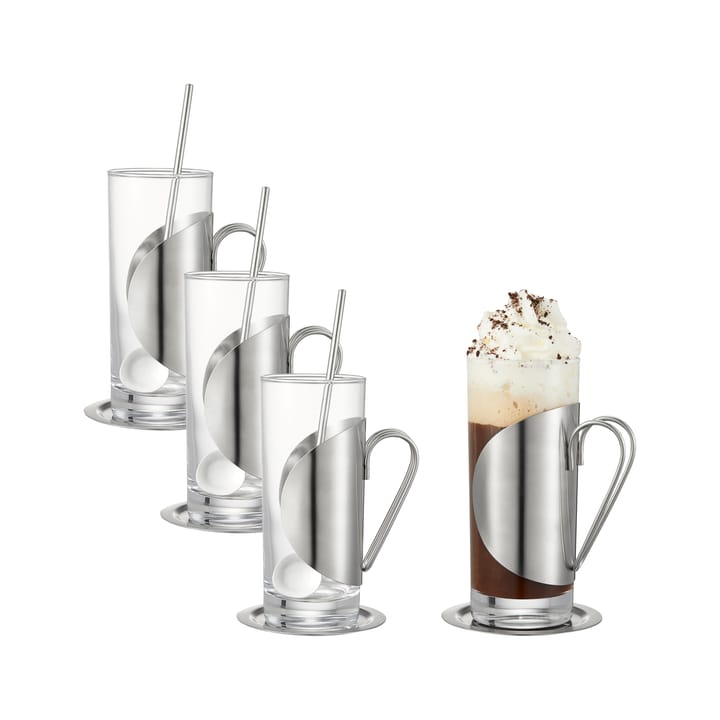 Darry Irish Coffee-sett - Glass-rustfritt stål - Dorre