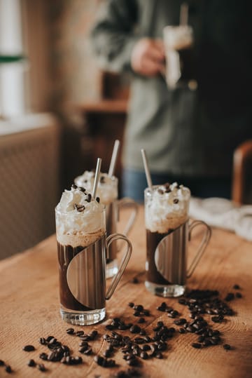 Darry Irish Coffee-sett - Glass-rustfritt stål - Dorre