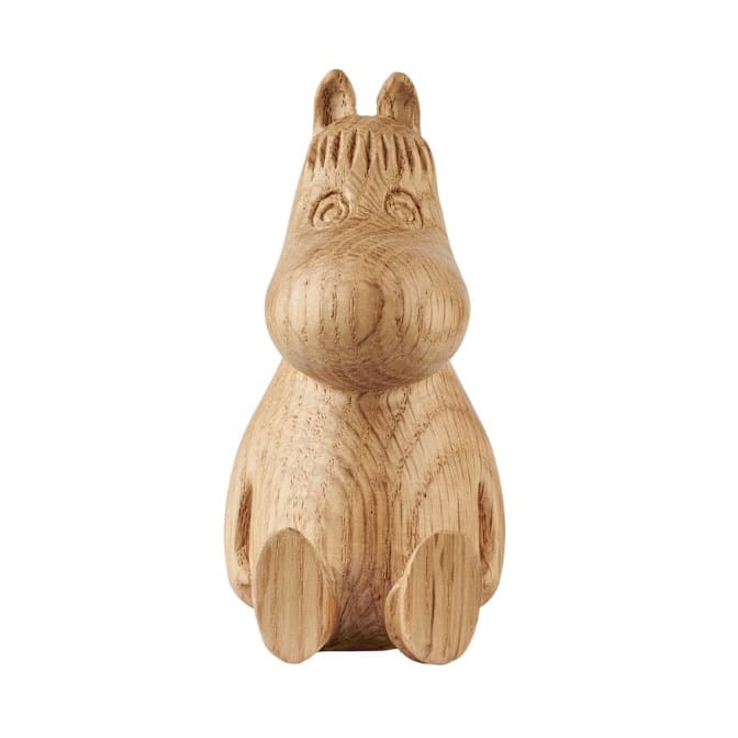 Mummi tredekorasjon Snorkfrøken 10 cm - Eik - Dsignhouse x Moomin