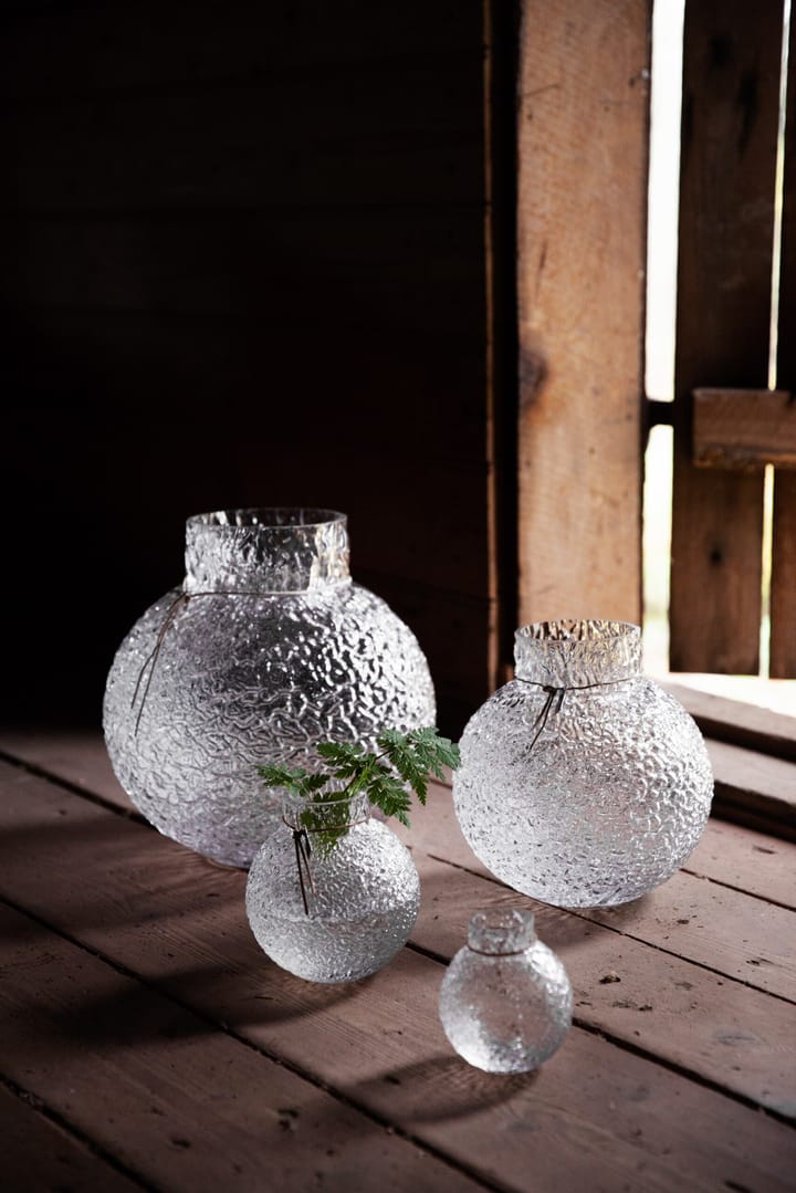 Ernst glassvase struktur klar, Ø 13 cm ERNST