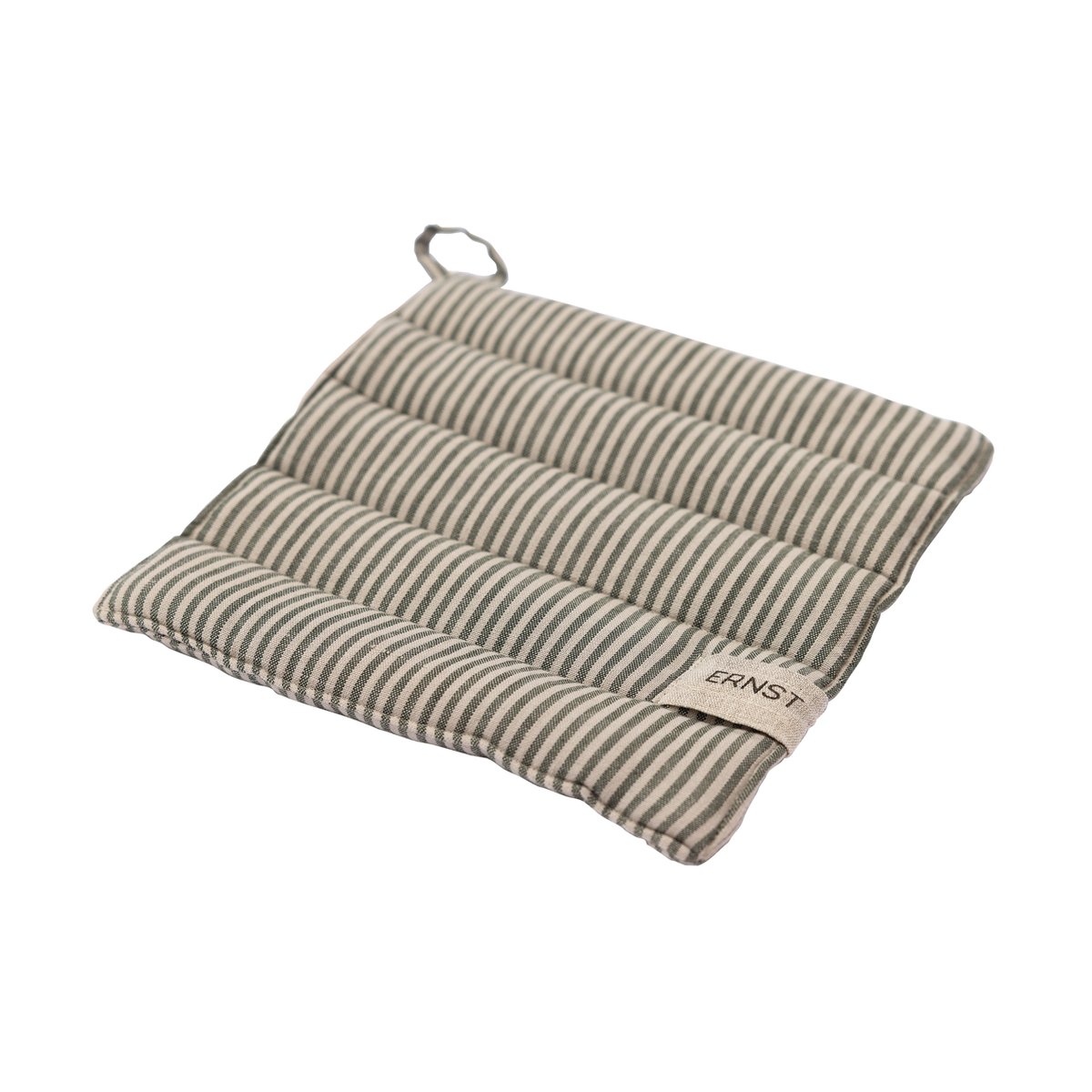 ERNST Ernst gryteklut stripete 23×25 cm Grønn-beige