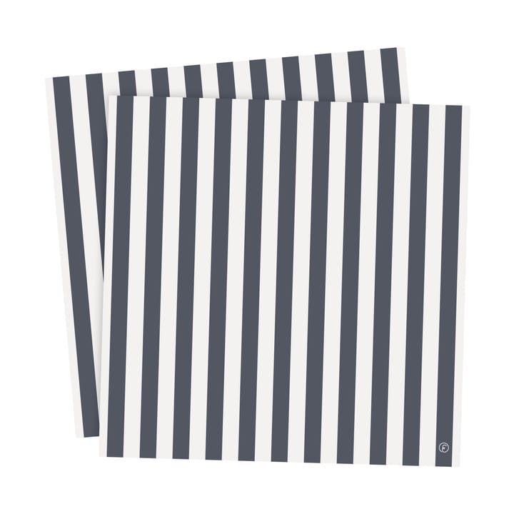 Ernst serviett, stripete 33x33 cm 20 pack, Blå-hvit ERNST