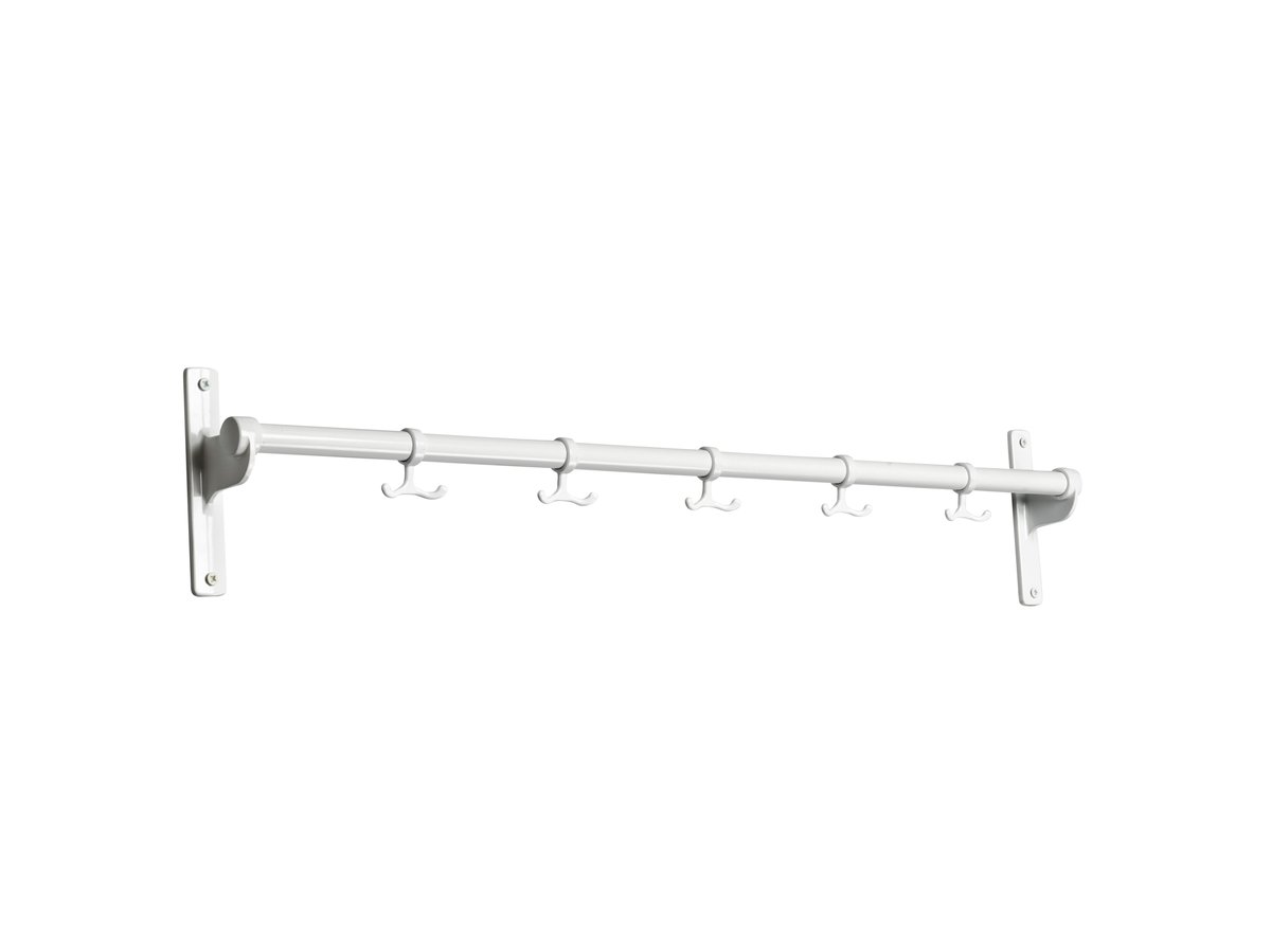 Essem Design Nostalgi knaggrekke 100 cm Hvit-aluminium