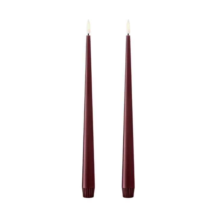 ester & erik kronelys LED 30 cm 2-pakning, 44/2 Deep Wine ester & erik