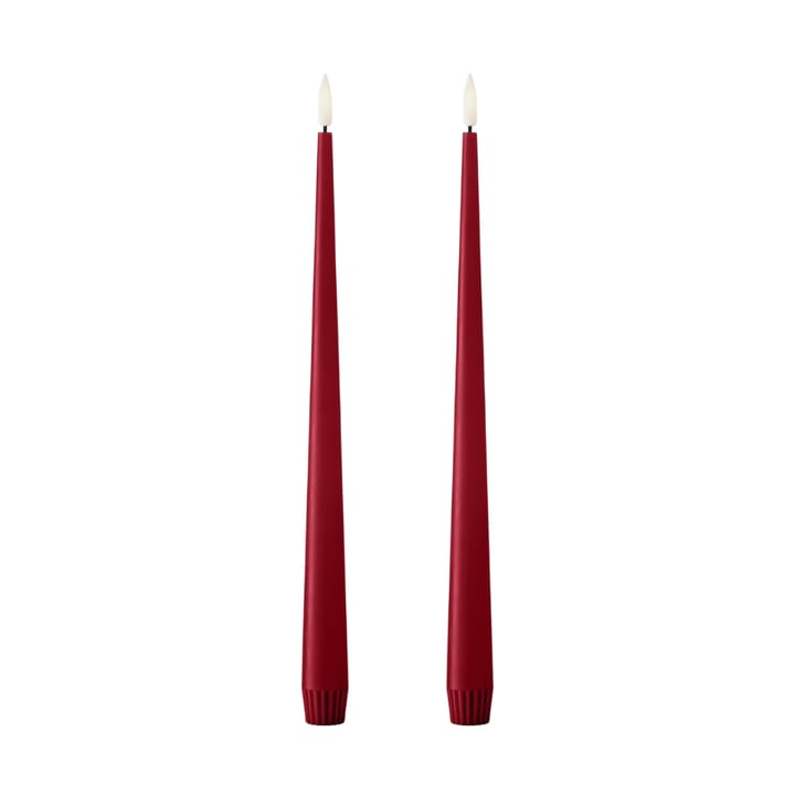 ester & erik kronelys LED 30 cm 2-pk - 36 Winter Berry - Ester & erik