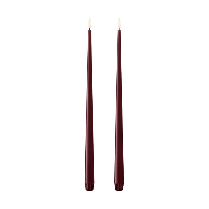 ester & erik kronelys LED 40 cm 2-pakning - 44/2 Deep Wine - Ester & erik